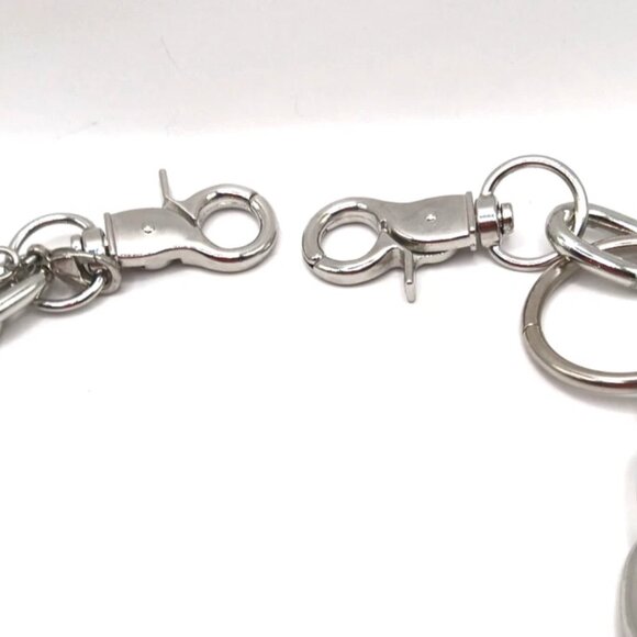 Dragon Heavy Metal Single Layer Silver Tone Chain 22 Inches Long - Picture 8 of 8